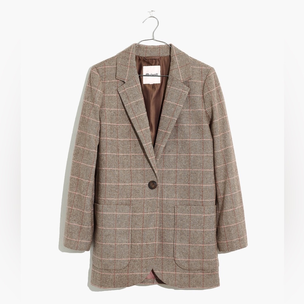 Madewell Larsen Blazer in Plaid